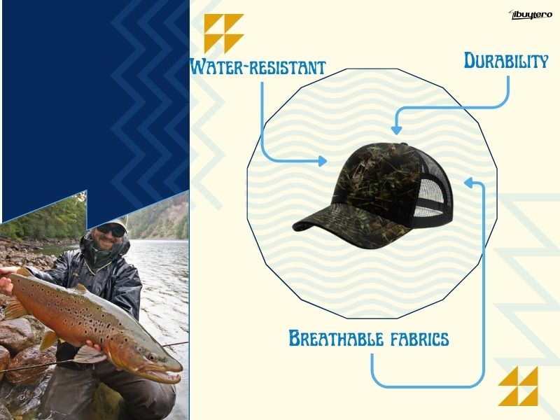 Material and durability of trucker hats for fishing