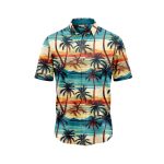 Island Paradise Hawaiian Aloha Shirt- Tropical Beach Shirt