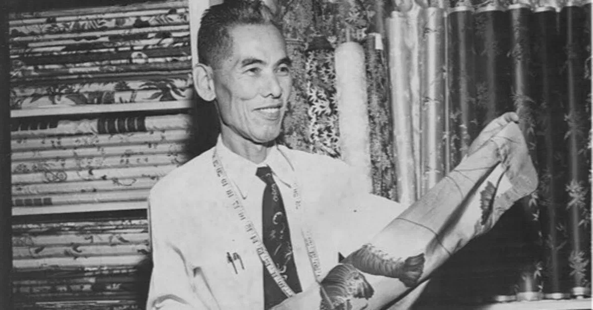 Kōichirō Miyamoto, the owner of Musa Shiya the Shirtmaker in Honolulu, who began crafting shirts using vibrant Japanese prints