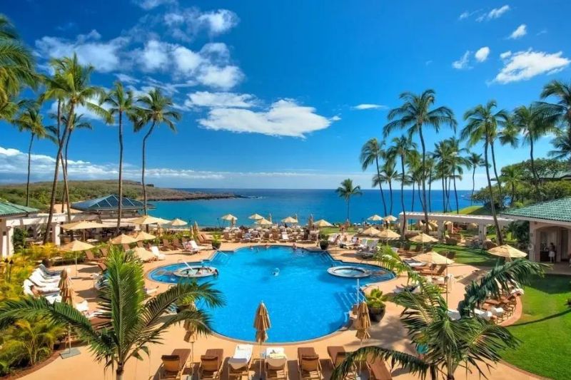 Lanai is the smallest inhabited island, known for its exclusivity and luxury resorts