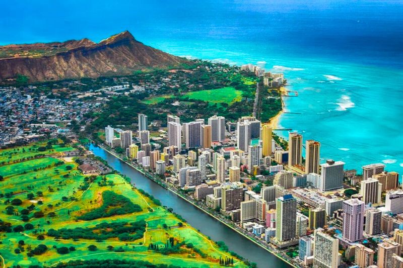 Oahu is often considered the best island for first time visitors due to its blend of urban and natural attractions