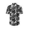 ibuytero Black Palm Tree Hawaiian Shirt 1