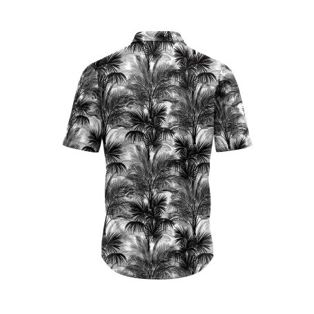 ibuytero Black Palm Tree Hawaiian Shirt 1