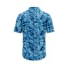 ibuytero Chromatic Mosaic Blue Hawaiian Shirt 1