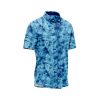 ibuytero Chromatic Mosaic Blue Hawaiian Shirt 2