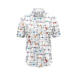 Circuit Board Hawaiian Aloha Shirt- Tropical Beach Shirt