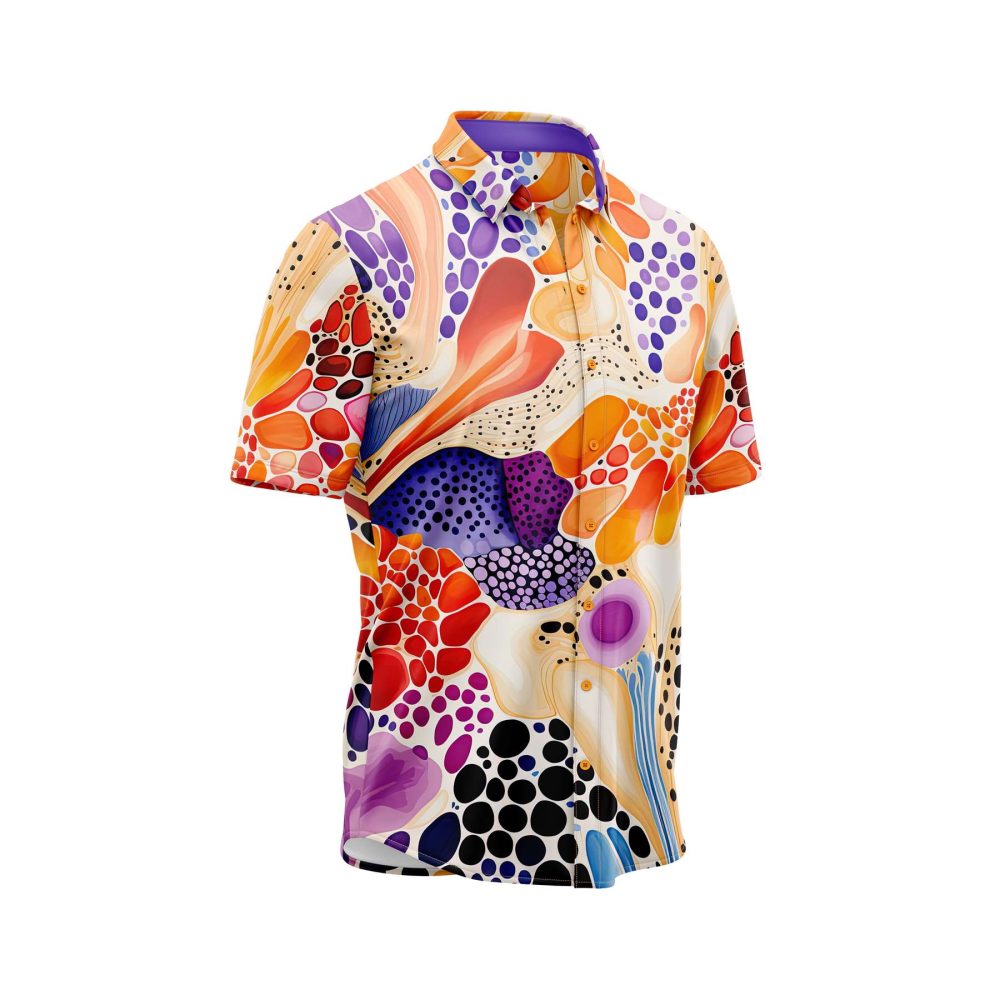 ibuytero Colorful Dot Art Hawaiian Shirt 2