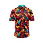 Colorful Leaf 3 Hawaiian Aloha Shirt- Tropical Beach Shirt