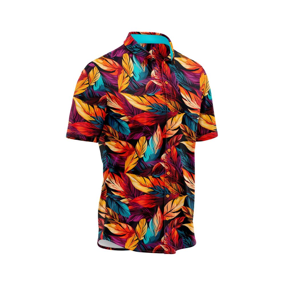 ibuytero Colorful Leaf 3 Hawaiian Shirt 2