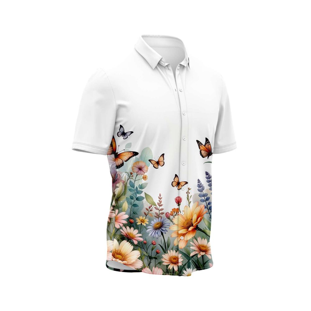 ibuytero Floral Butterfly Hawaiian Shirt 2