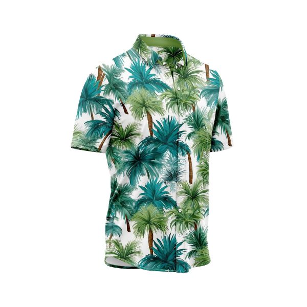 ibuytero Green Palm Tree 2 Hawaiian Shirt 2