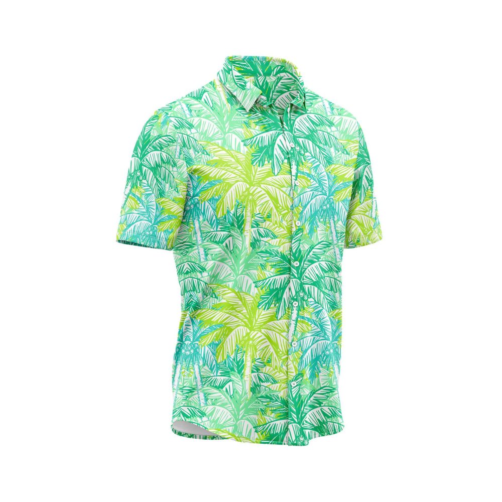 ibuytero Green Palm Tree Hawaiian Shirt 2