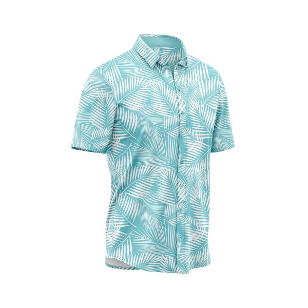 ibuytero Jade Palm Leaf Hawaiian Shirt 2