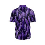 Lavender Wheat Hawaiian Aloha Shirt- Tropical Beach Shirt