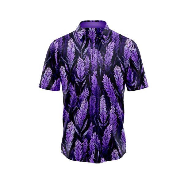 ibuytero Lavender Wheat Hawaiian Shirt