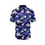 Midnight Palm 2 Hawaiian Aloha Shirt- Tropical Beach Shirt