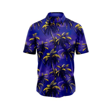 ibuytero Midnight Palm 3 Hawaiian Shirt