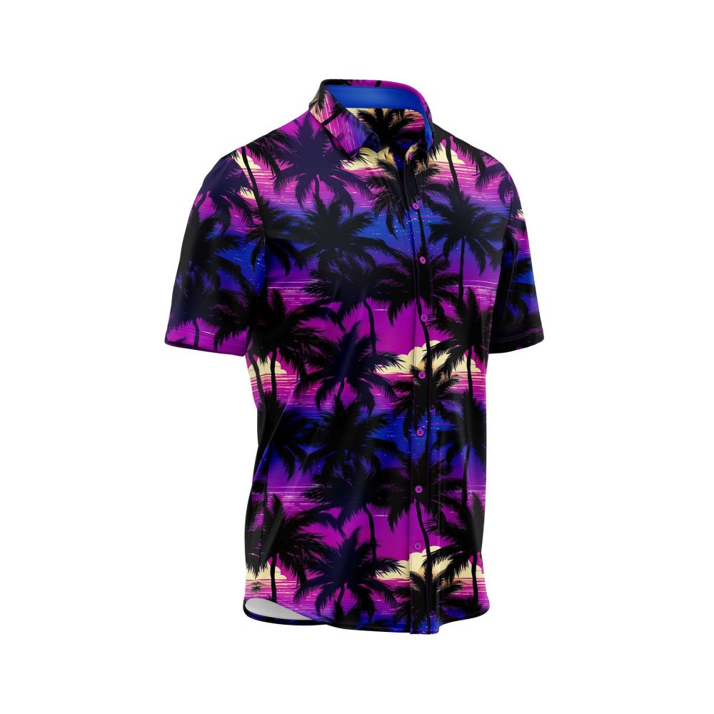 ibuytero Midnight Palm Hawaiian Shirt 2