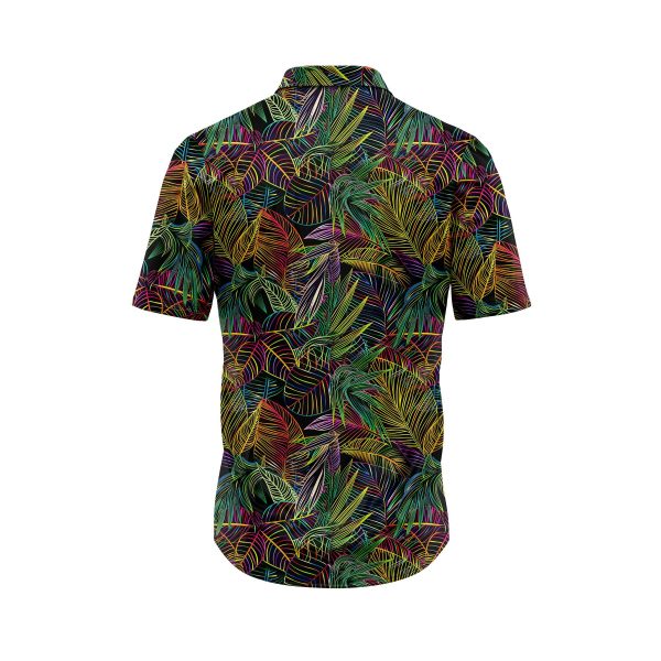 ibuytero Neon Monstera Leaf Hawaiian Shirt 1