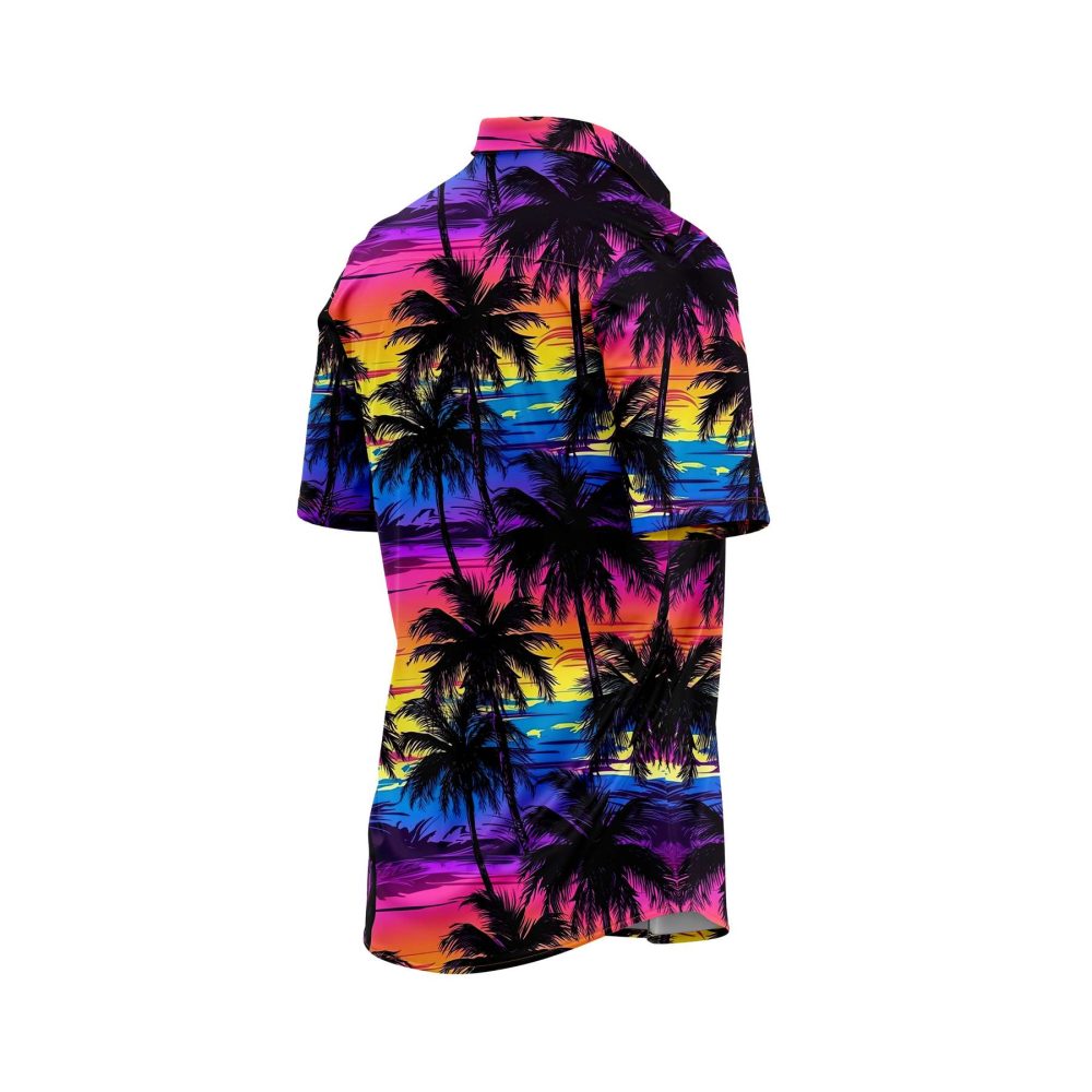 ibuytero Neon Sky Palm Hawaiian Shirt 3