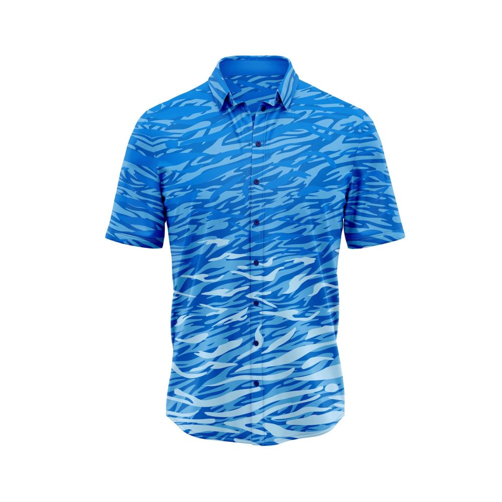 ibuytero Ocean Wave Hawaiian Shirt