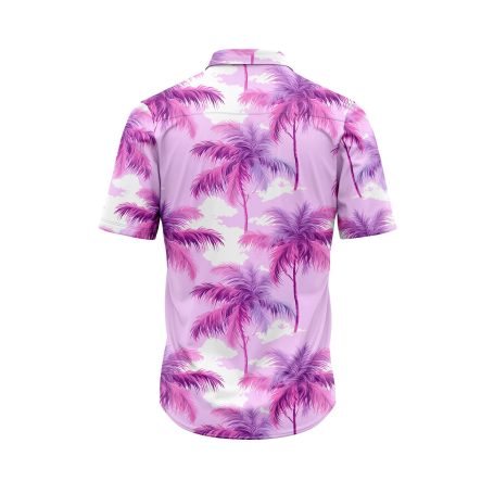 ibuytero Pink Palm Tree Hawaiian Shirt 1