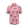 ibuytero Pink Stripe Palms Hawaiian Shirt