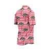 ibuytero Pink Stripe Palms Hawaiian Shirt 3