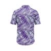 ibuytero Purple Palm Leaf Hawaiian Shirt 1