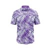 ibuytero Purple Palm Leaf Hawaiian Shirt