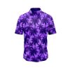 ibuytero Purple Palm Tree 2 Hawaiian Shirt