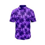 Purple Palm Tree 2 Hawaiian Shirt IBT-HWS-29