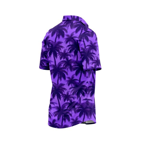 ibuytero Purple Palm Tree 2 Hawaiian Shirt 3