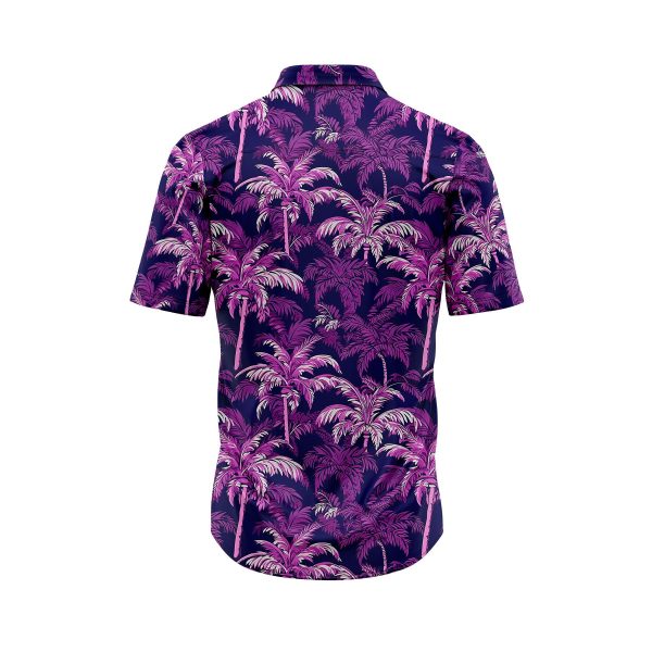 ibuytero Purple Palm Tree Hawaiian Shirt 1