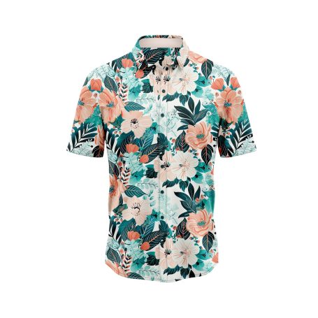 ibuytero Tropical Blossom Hawaiian Shirt 0