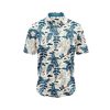 ibuytero Tropical Blue Leaf Hawaiian Shirt