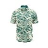 ibuytero Tropical Jade Leaf Hawaiian Shirt