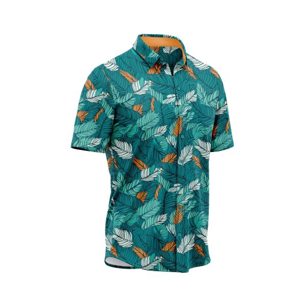 ibuytero Tropical Leaf Hawaiian Shirt 2