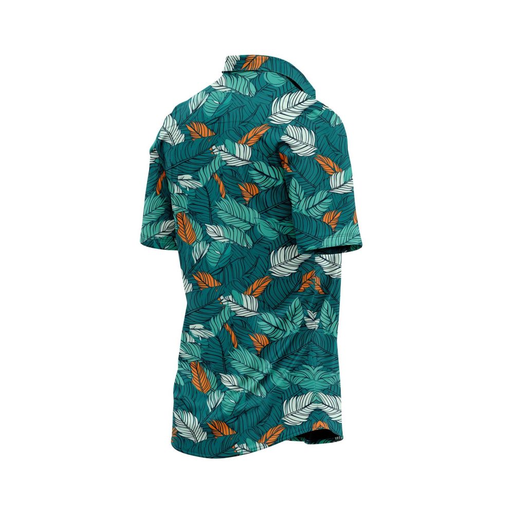 ibuytero Tropical Leaf Hawaiian Shirt 3