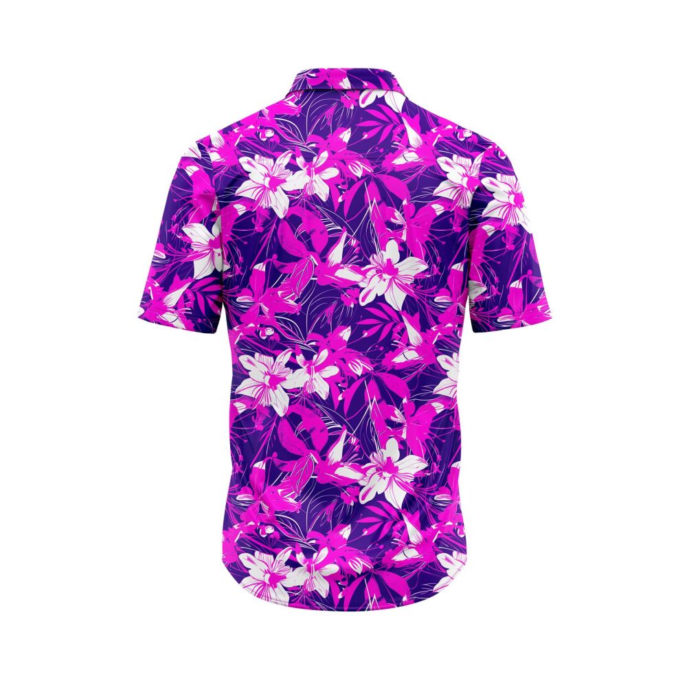 ibuytero Violet Bird of Paradise Hawaiian Shirt 1