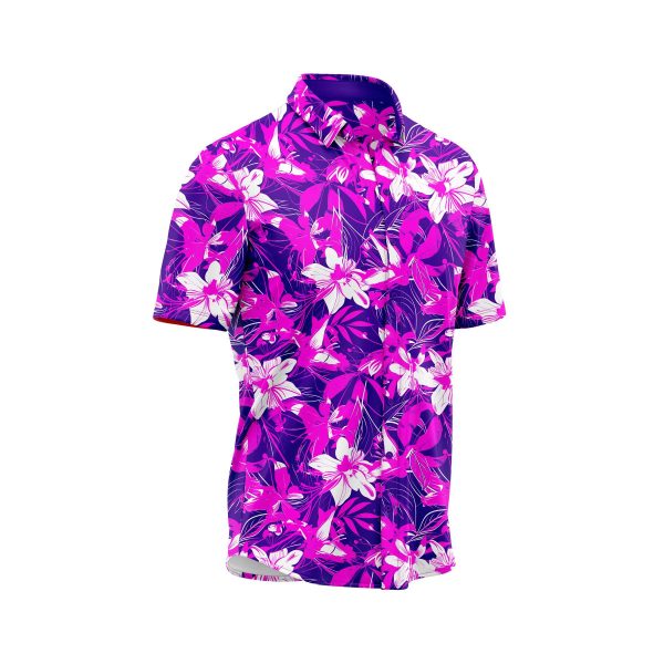 ibuytero Violet Bird of Paradise Hawaiian Shirt 2