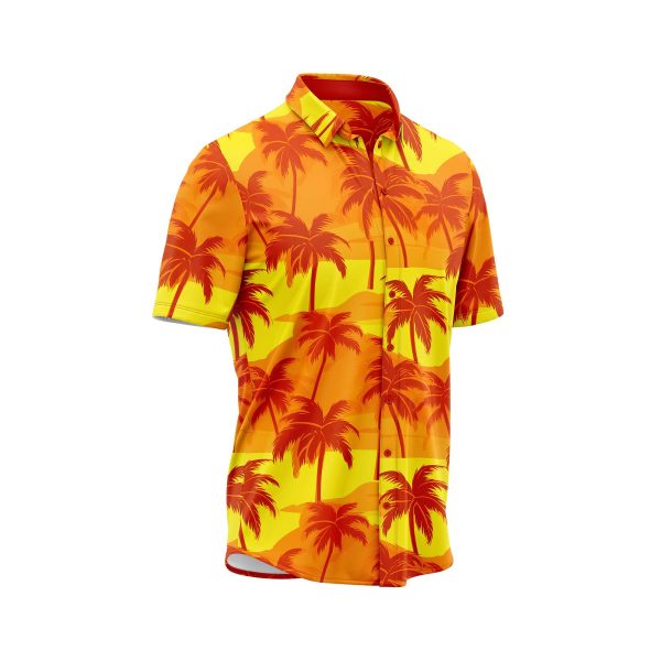 ibuytero Warm Sunset Palms 2 Hawaiian Shirt 2