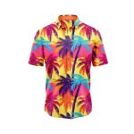 Warm Sunset Palms Hawaiian Shirt IBT-HWS-21