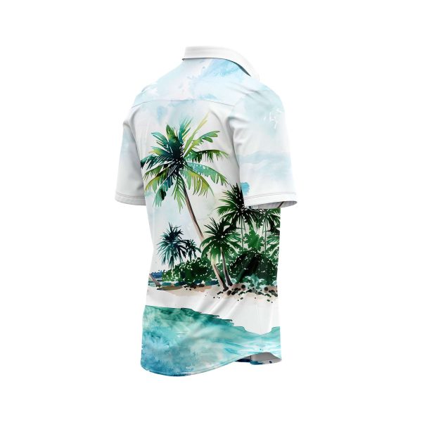 ibuytero Watercolor Beach Hawaiian Shirt 3