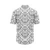 IBUYTERO ABSTRACT GRID HAWAIIAN SHIRT 1