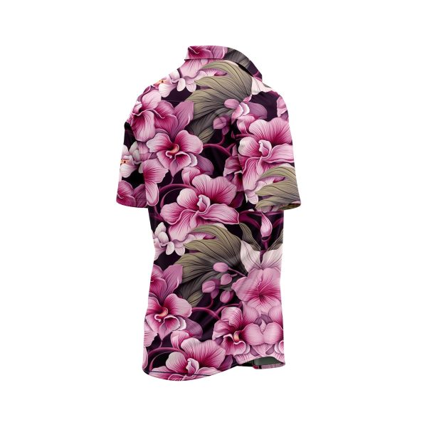 IBUYTERO BLOOMING ORCHIDS HAWAIIAN SHIRT 3