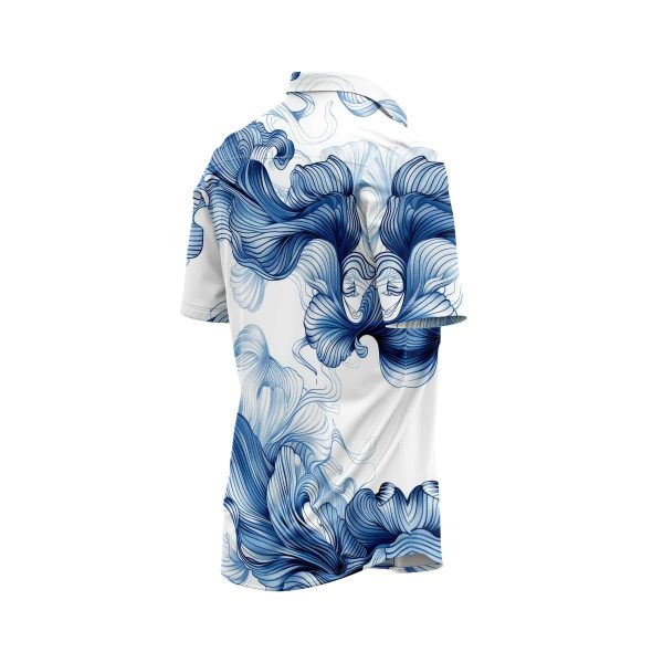 IBUYTERO BLUE WAVES HAWAIIAN SHIRT 3