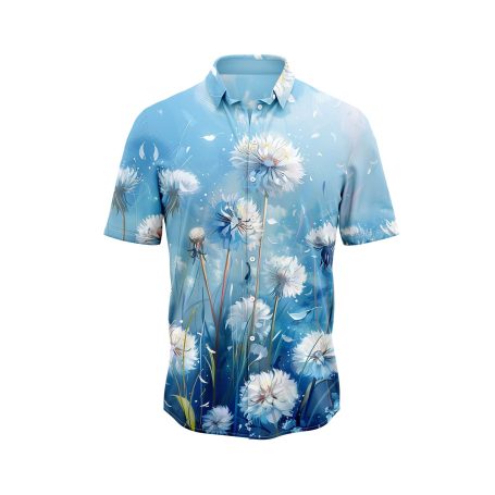 IBUYTERO DANDELION BREEZE HAWAIIAN SHIRT 0