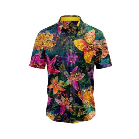 IBUYTERO ISLAND BLOOM 2 HAWAIIAN SHIRT 0