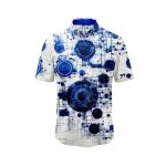 Mechanical Design Hawaiian Aloha Shirt- Tropical Beach Shirt